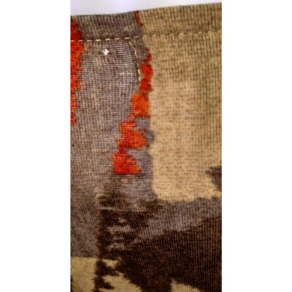 VTG Lauren Ralph Lauren LRL Southwestern Aztec Patchwork Henley Top XL 90s Boho - Picture 5 of 7